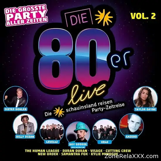 Die 80er Live: Die Gro?te 80er Party Aller Zeiten Vol. 2 (2CD)